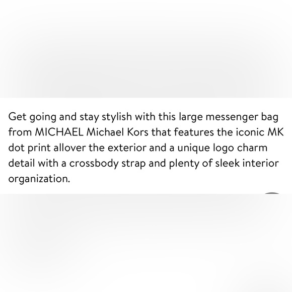 BNWOT MICHAEL KORS JET SET MEDIUM LOGO CROSSBODY MESSENGER BROWN HANDBAG - Picture 5 of 13